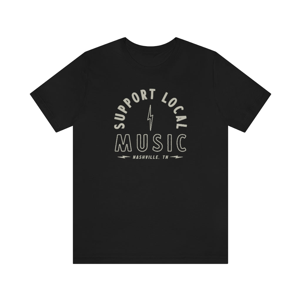 Support Local Music Bolt T-shirt