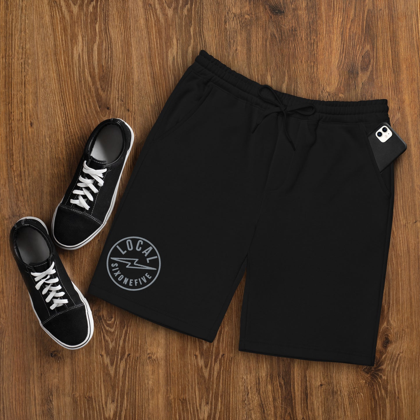 Local Bolt Logo Men's fleece shorts