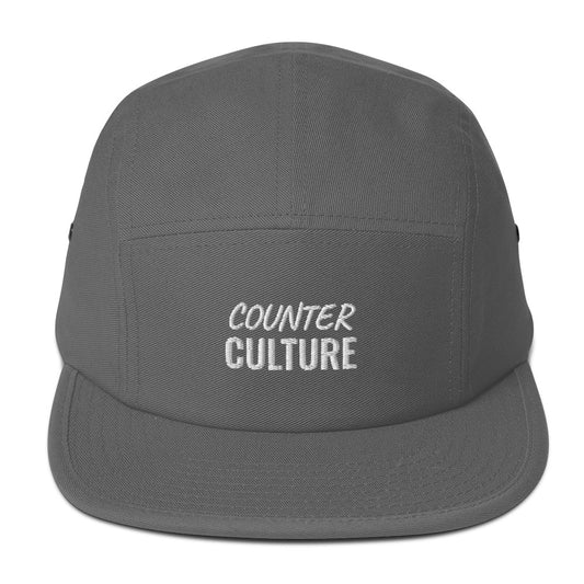 Counter Culture scripted nameplate Five Panel Cap