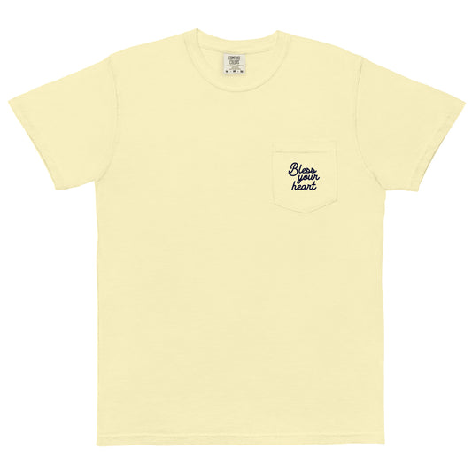 Bless Reverse NashTeeth Skull Unisex garment-dyed pocket t-shirt