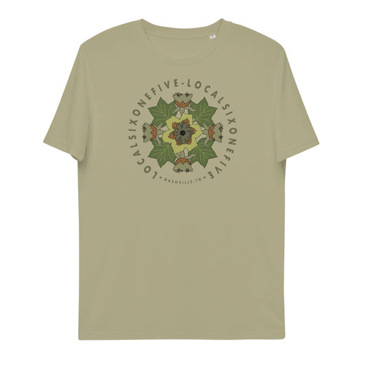 Tulip Poplar Mandala LocalSixOneFive Unisex organic cotton t-shirt