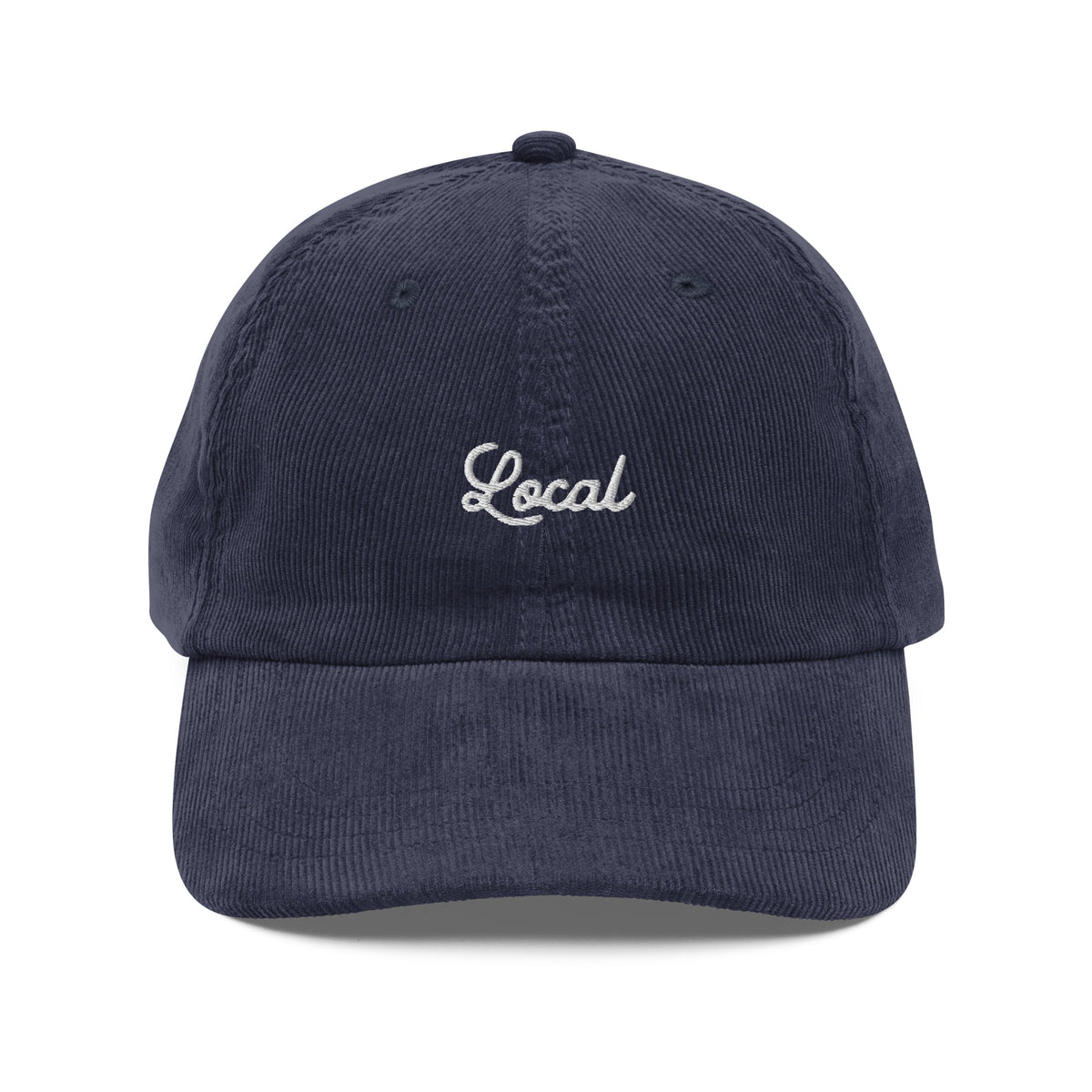 Local Script Vintage corduroy cap